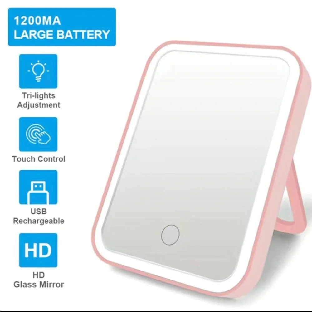Makeup Mirror Touch Screen Portable - Picture 1 of 4